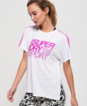 Superdry Core Loose Női Pólók Fehér | HEKLG1274